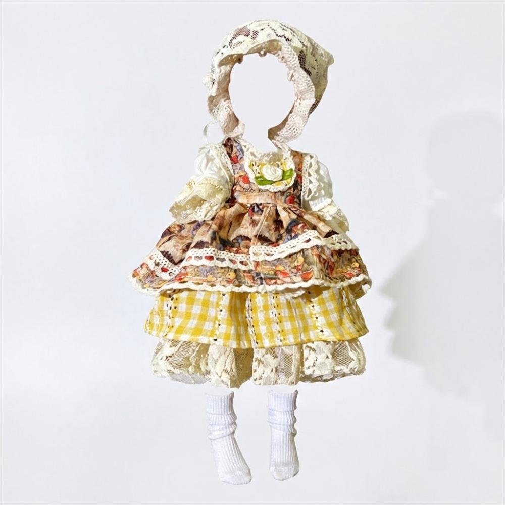 Fashion 1/6 BJD Doll Outfit Set Cute Girl Toy Gift Trendy Doll Dress  (No Dolls and Shoes)