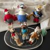 Mouse King Nepal Felt Keyring Mountain Climbing Bear Fairy Tale Style Keychain  Bag Charms