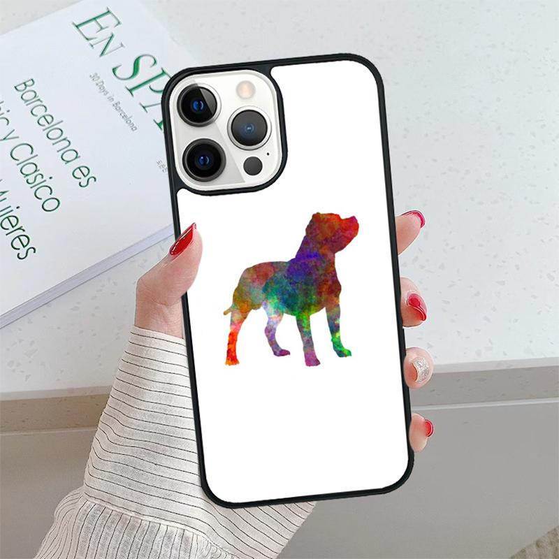 Staffordshire Bull Terrier Staffy Dog Phone Case For iPhone SE2020 15 16 14 13 12 11 Pro Max Coque For Apple 8 PLUS 7 fundas