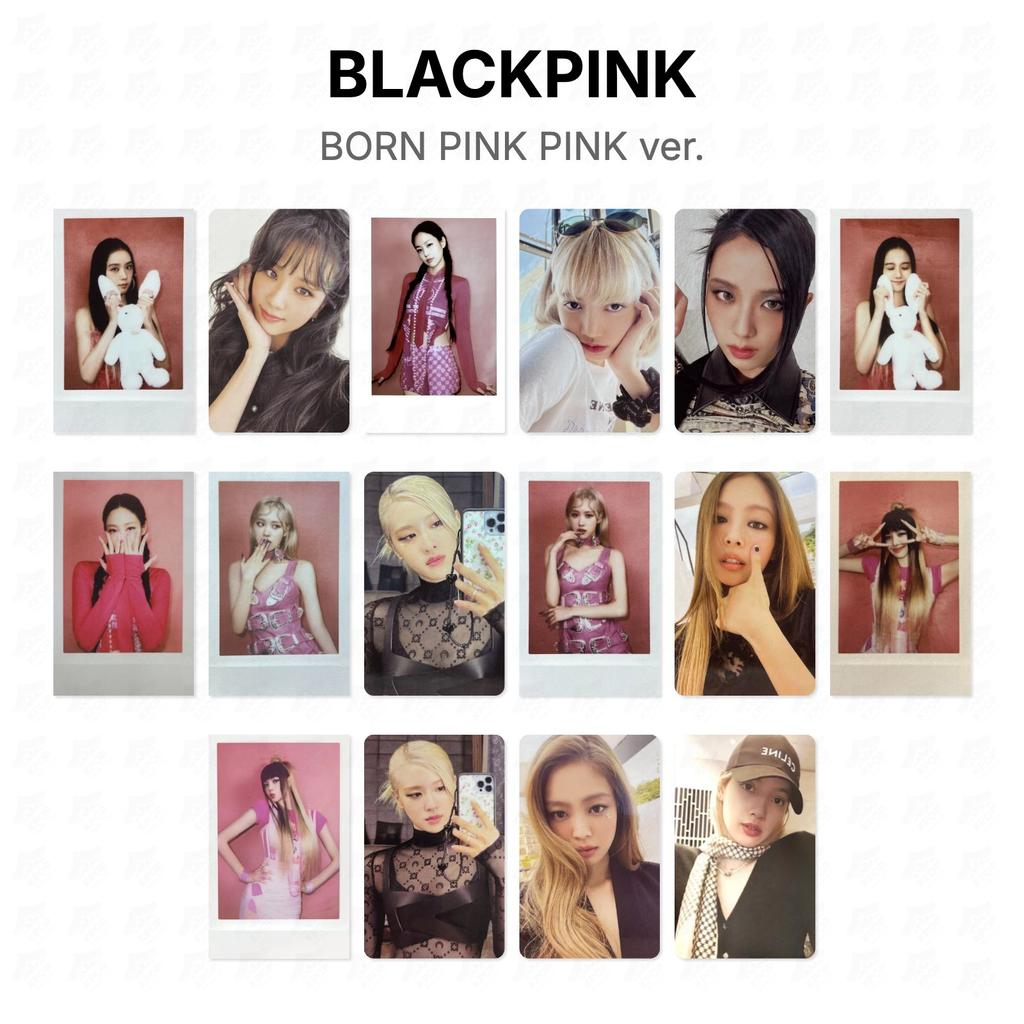 BLACKPINK BORN PINK PINK Version. Offizielle Fotokarte