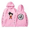 Dragon Ball Anime Hoodie Sweatshirt Teens Men Long Sleeve Fleece Lined Pullover Casual Streetwear