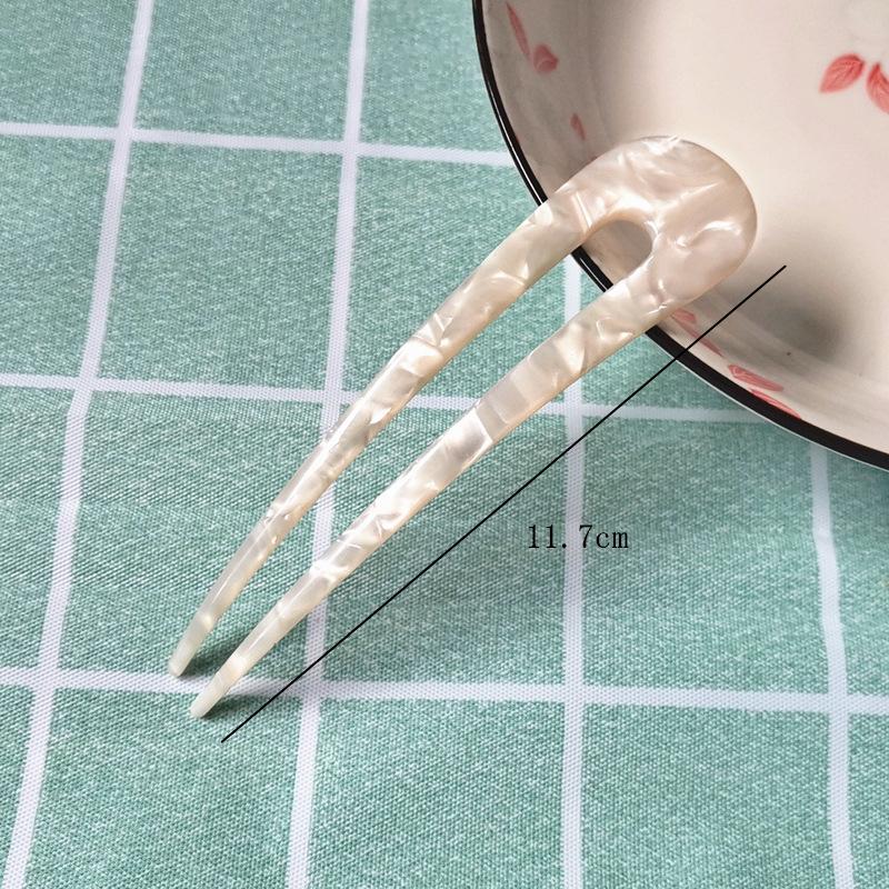Fashion Hairpin Hair Sticks Women Hair Clip Elegant Colorful Acetate Hair Clips Girls Hair Sticks Hair Accessories Hairpin New