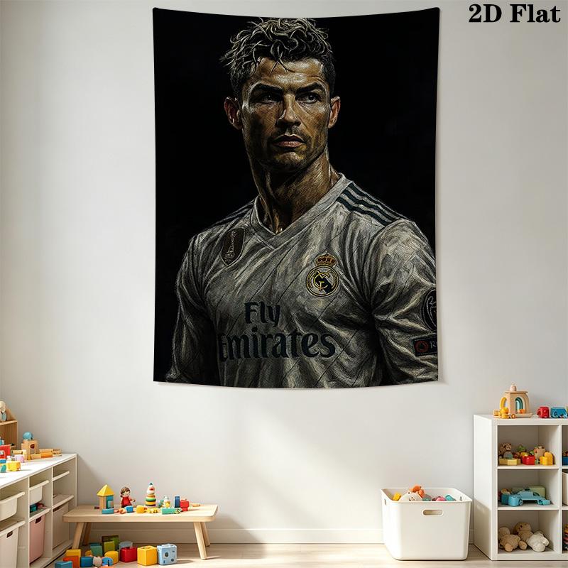Ronaldo'S Artistic Tribute Visual Masterpiece Bedding 1 Duvet Cover 2 Pillowcase Without Core Christmas Birthday Gift