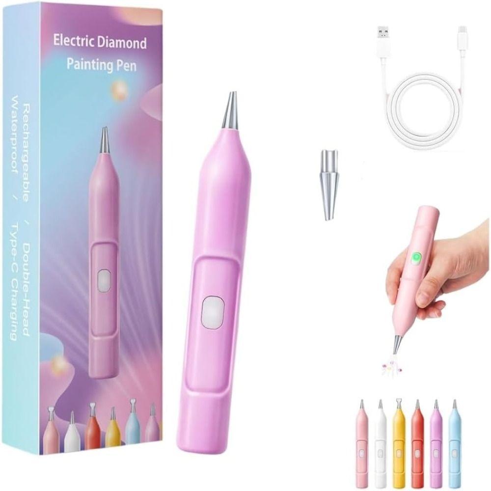 Rechargeable Diamond Painting Vacuum Pen Rhinestone Dot Pen  Automatic Craft Making Accessories