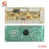 DIY Zero Delay Arcade USB Encoder PC to Joystick Arcade Rocker Circuit Board Control Module for MAME 1Pin with Cable Push Button