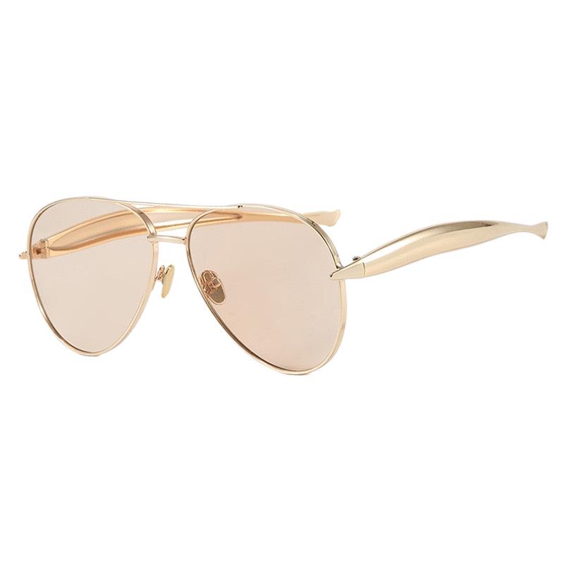 2025 Trendy Women's Retro Street Style Metal Sunglasses