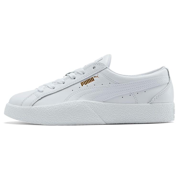 (WMNS) PUMA Love Tumbled Leather White Women s 373649-01 EU 37.5