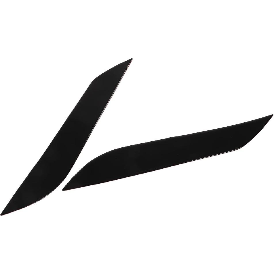 Aramox Car Headlight Eyebrows, 2Pcs Car Headlight Eyelids Cover Trim, Fit for 350Z Z33 2003‑2009, Car Headlamp Eyebrow Decal Trim Decoration