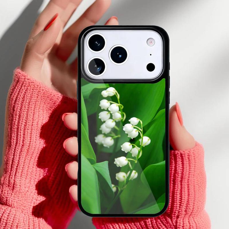 

Lily of the Valley Flower Phone Case for iPhone 17 16 15 14 13 Pro Max Back Cover for 12 11 Pro Coque iPhone 14