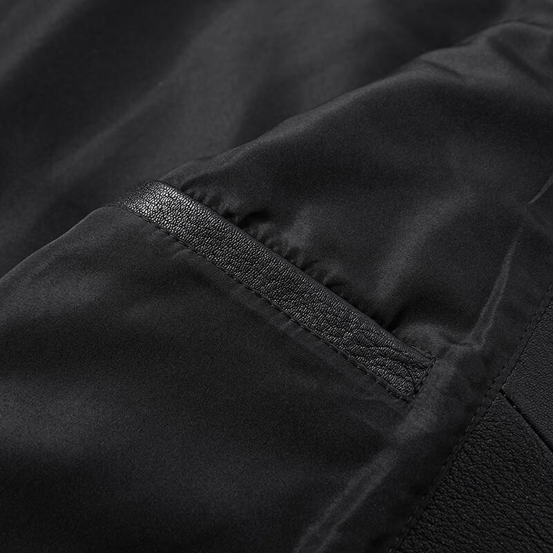 FAPAI Men's Hooded Sheepskin Leather Jacket