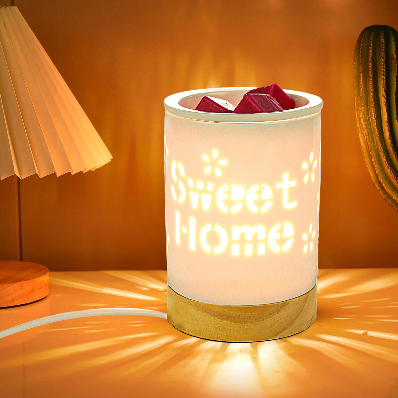

Nordic Aromatherapy Lamp - Flameless Wax Melter, Crystal Diffuser Night Light, Bedside Table Lamp for Home Decor & Relaxation XS&110V US