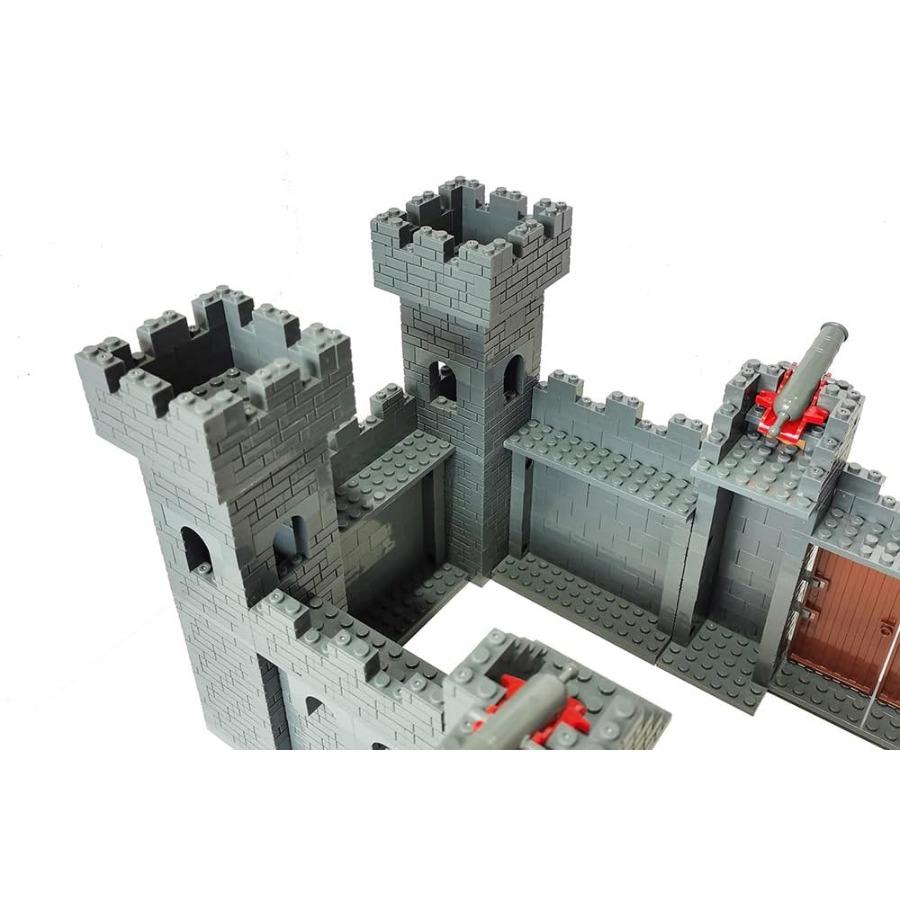 1796pcs DIY Stronghold Medieval Castle for Military Battle Building Block Knights Warrior Middle Age Fortress Brick Set Ideal f