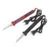 Kit de Fer à Souder Électrique Numérique 100W Ensemble 220V Température Réglable Outil de Soudure Chauffage Céramique Pointeaux de Soudure Rework