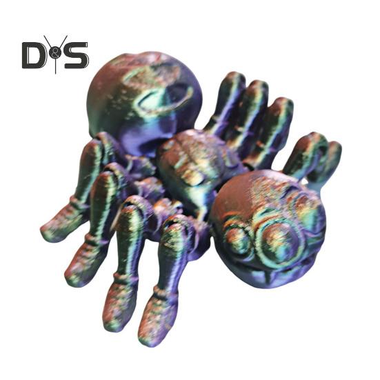 Spider Model 3D Printed Action Toy Realistic Looking Vibrant Color Insect Spider Fidget Toy Photography Prop