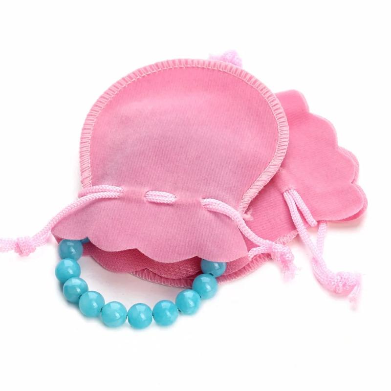 Samtbeutel mit Kordelzug Kürbisförmiger Beutel mit Kordelzug Schmuckverpackungsbeutel Hochzeits-Weihnachts-Gastgeschenktüten Geschenktüten KTY