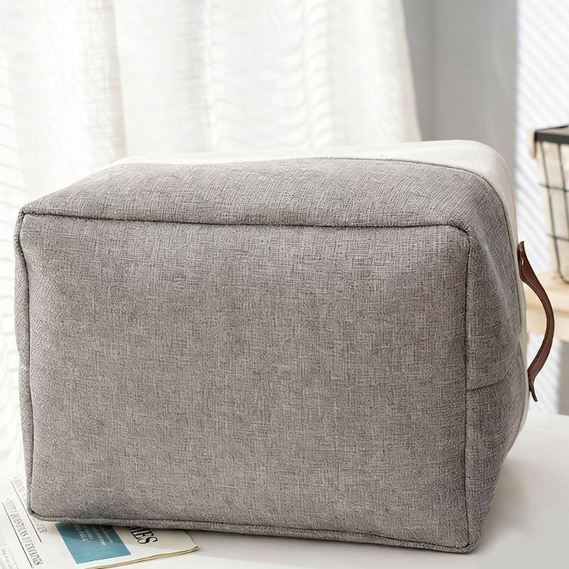 Scandinavian Style Storage Baskets Cotton Linen Fabric Practical for Home Decors and Efficient Organization In Various Rooms