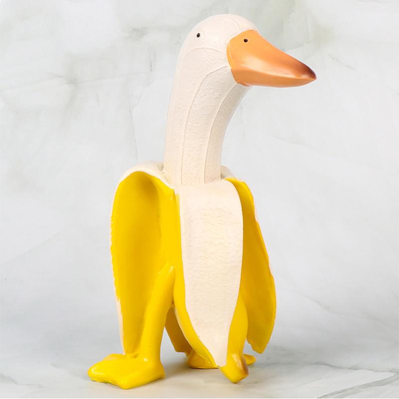 Cute Resin Duck Figures Garden Decoration Outdoor Statue Yard Decoration for Pool Home Garden Pool Pond Home Decoration Gift