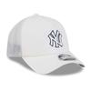 Casquette - NEW ERA - 9FORTY APEX - Yankees de New York - blanche - visière courte &amp; bandeau anti‑humidité