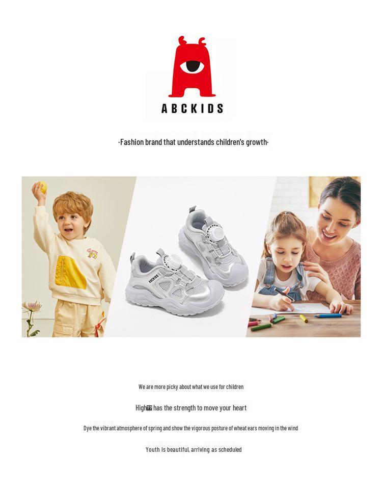 ABCkids Girls' Versatile Casual Sports Shoes - Fashionable & Breathable