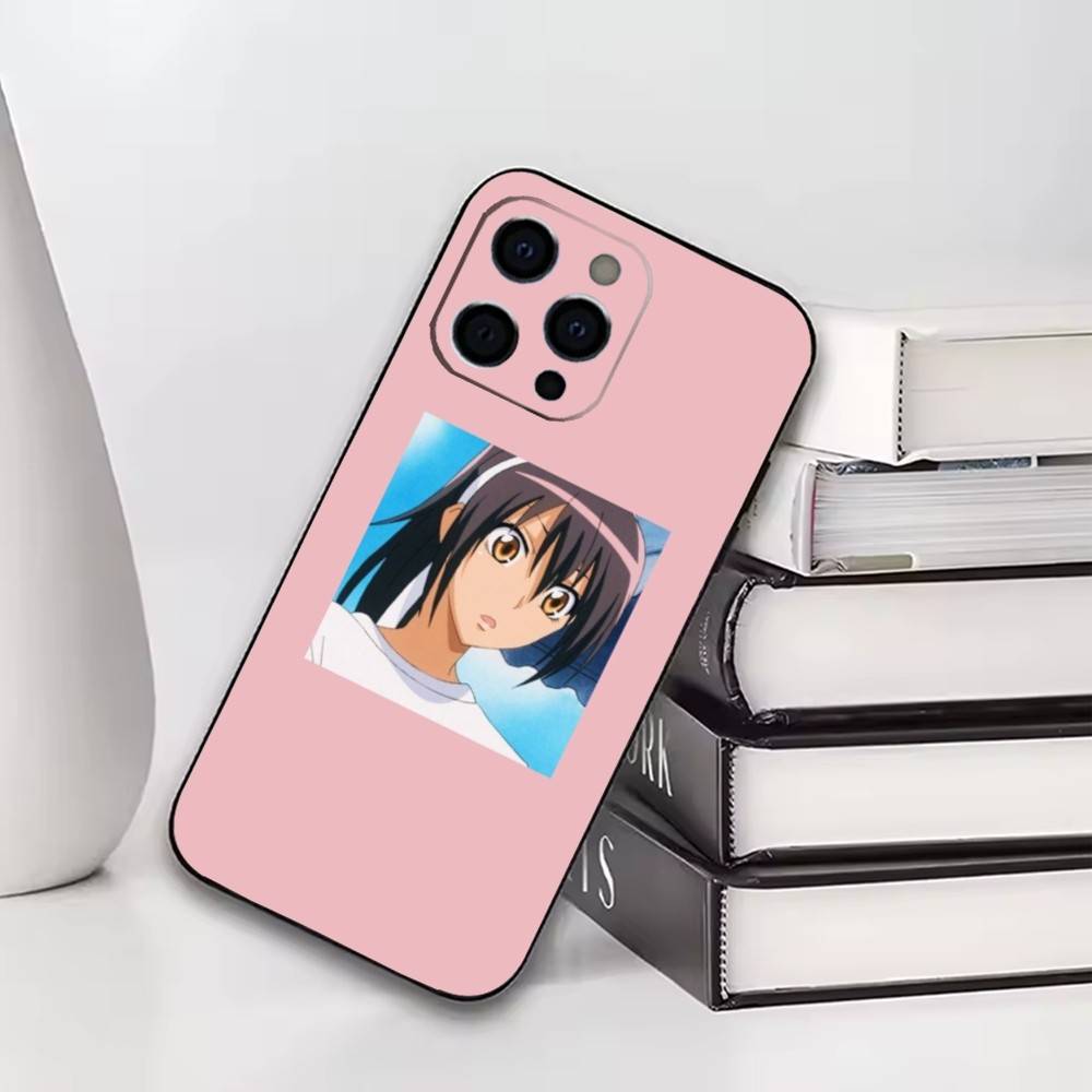 

Maid Sama Misaki Ayuzawa Phone Case For iPhone17,16,15,14,13,12,11 Plus,Pro Soft Silicone Black Case iPhone13