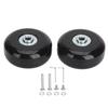 2Pcs Luggage Suitcase Replacement Wheels Universal Rubber Swivel Caster Wheels Bearings Repair Kits