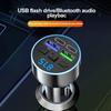 Car Charger Bluetooth 5.0 Car FM Transmitter PD Type-C Dual USB Ambient Player Car MP3 Charger Smartphone Charge