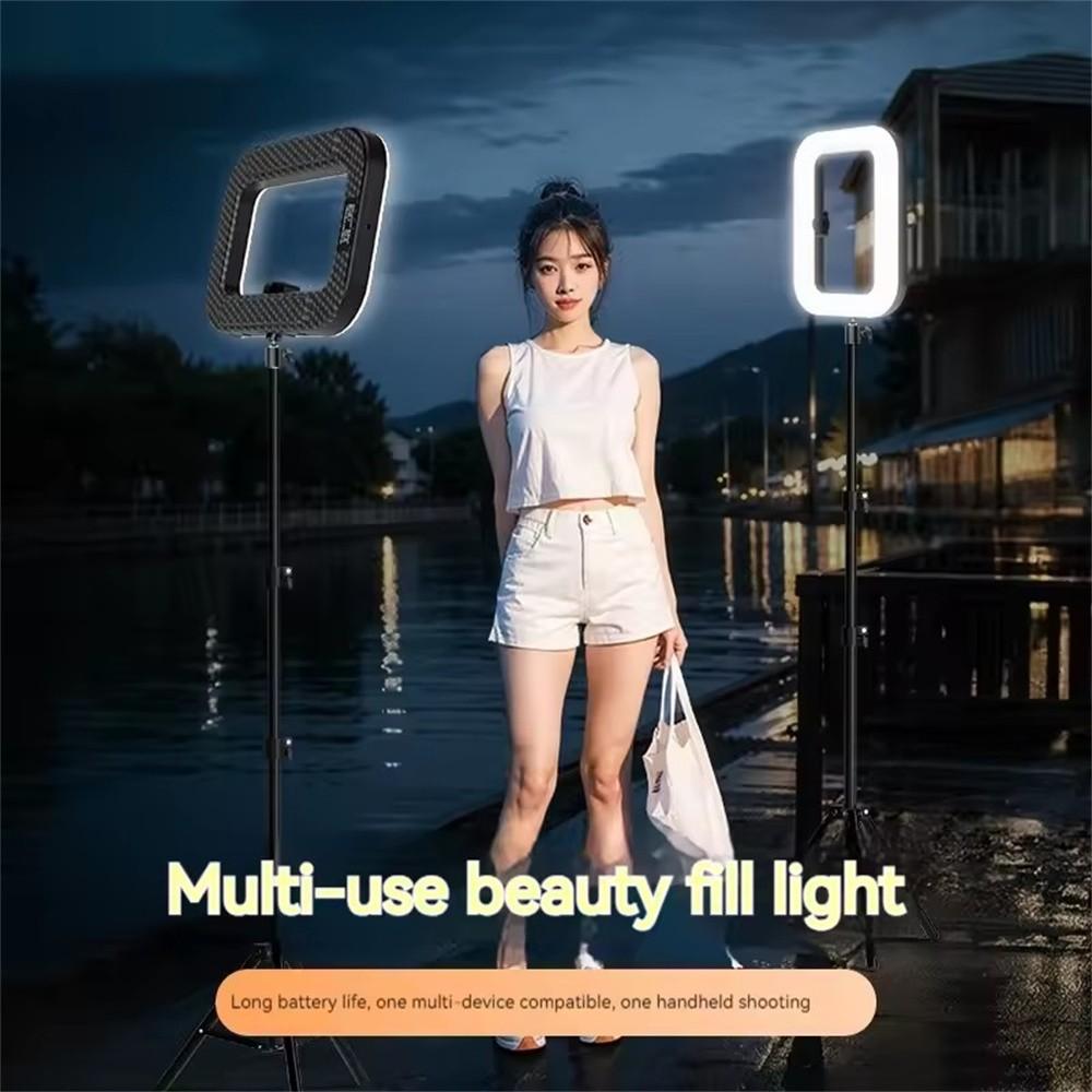 Handheld Mobile Phone Ring LED Rechargeable Selfie Fill light Live Photography