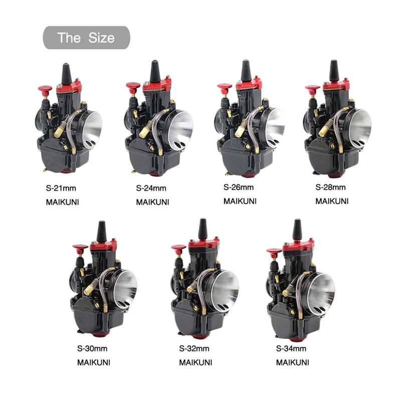PWK Carb Universal Modification Motorcycle Carburetor For Scooters ATV With Power Jet Dirt Bike Motocross Flat High Performance