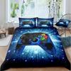 Gamer Bedding Sets for Boys Gaming Duvet Cover Set Video Games Comforter Cover Play Designs Bed Set with Pillowcase