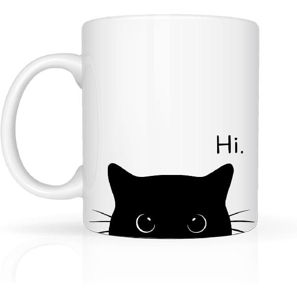 

Милые Подарки с Кошками для Женщин и Девочек, Кружка с Котенком, Подарок для Любителя Кошек Маме, Керамическая Кружка 11 унций