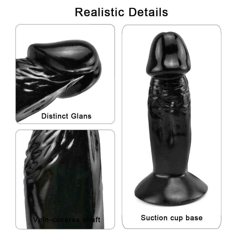 Realistic Dildo Jelly Penis Suction Cup Dildo Female Masturbator Clitoral Stimulator Small Dick Lesbian Sex Toys For Women