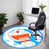 Doraemon Pattern Office Round Area Rug, Under Office Chairs Bedroom Living Room Home Decor A0908158