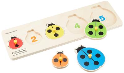 BorneLund Original First Pickup Puzzle Ladybug Around 2 Years Old HY711900 [5 Pieces]