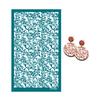 23 Styles Self-Adhesive Silk Screen Stencils for Polymer Clay Palm Leaves Reusable Mesh Transfer Printing Earring Jewelry Making
