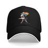 Gay Pride LGBT Miniature Bull Terrier Dog Baseball Cap Casual Sandwich Hats Unisex Adjustable Hats Cap Sport