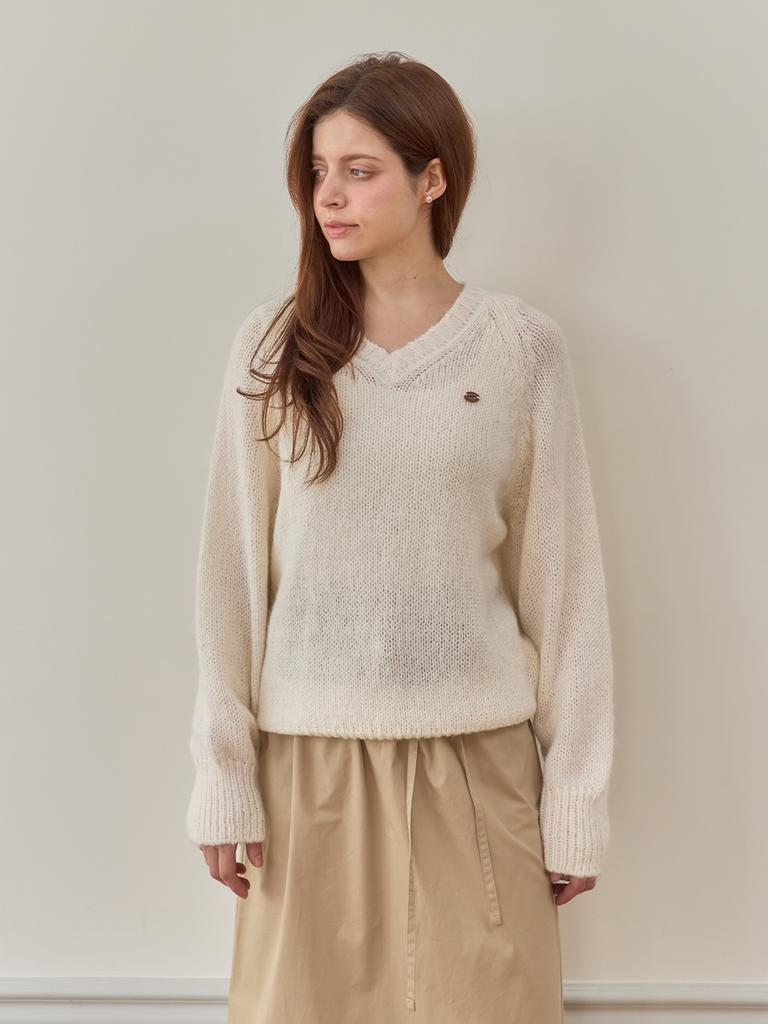 Mejongleuhaleu Forte V-Neck Knit 3 Colors