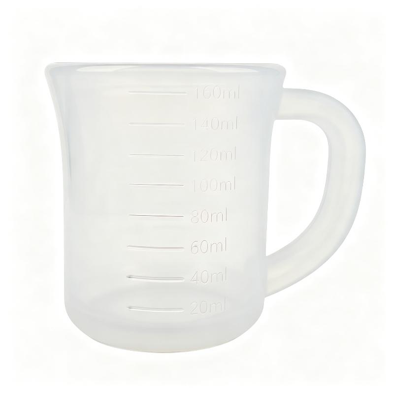 Silicone Graduated Cup, Silicone Water Cup And Measuring Cup, Anti-Drop Water Cup, Outdoor Water Cup, Visible Dual-Scale Liquid