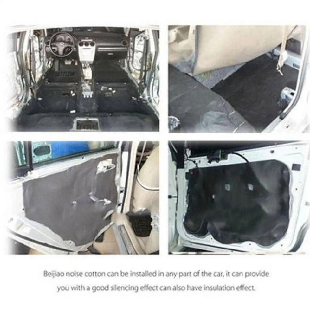 1Roll Self Adhesive Sound Deadening Foam Mat 100x50cm Car Hood Sound Proof Pad  for Truck SUVs Car