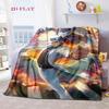 Jojo's Bizarre Adventure: Diamond Unbreakable blanket blanket Suitable for all seasons Digital printing bedroom Machine washable
