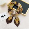 70 Silk Scarf: Small Square for Women - Lightweight Korean Fashion, Perfect for Spring, Summer, Autumn; Stylish for Flight Attendant or Neck Accessory