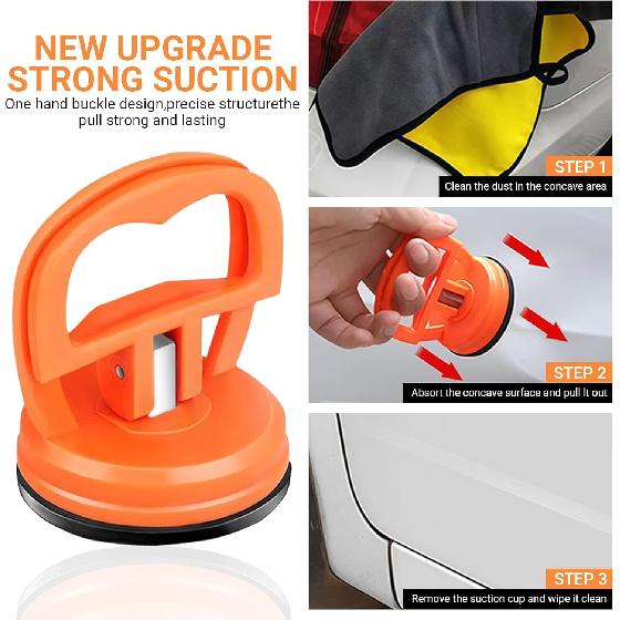 2-Pack Car Dent Puller, Dent Puller Kit With Strong Suction Cups, Car Dent Remover Tool For Auto Body Repair, Compact Car Dent Repair Kit For Glass,
