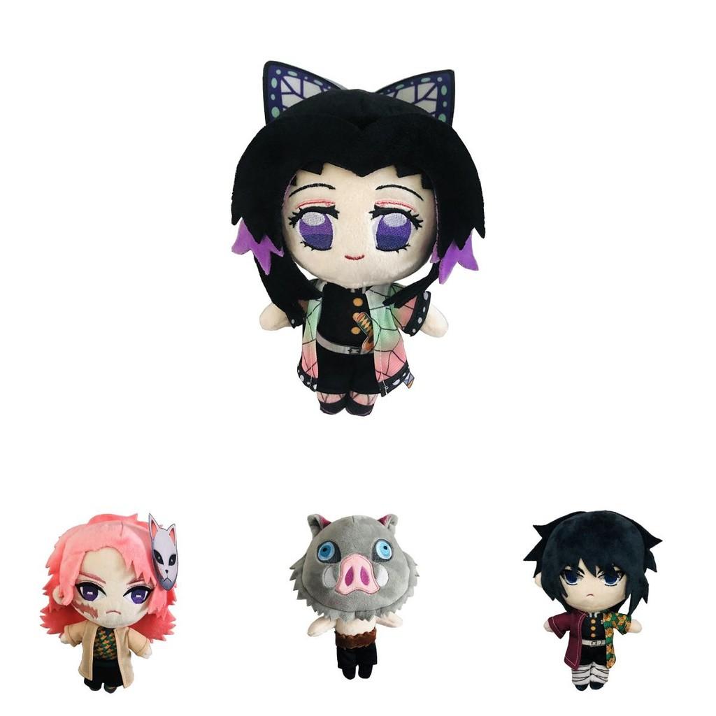 Adorable 20cm Soft Plush Doll Featuring Kimetsu No Yaiba Demon Slayer Theme For Kids' Gift
