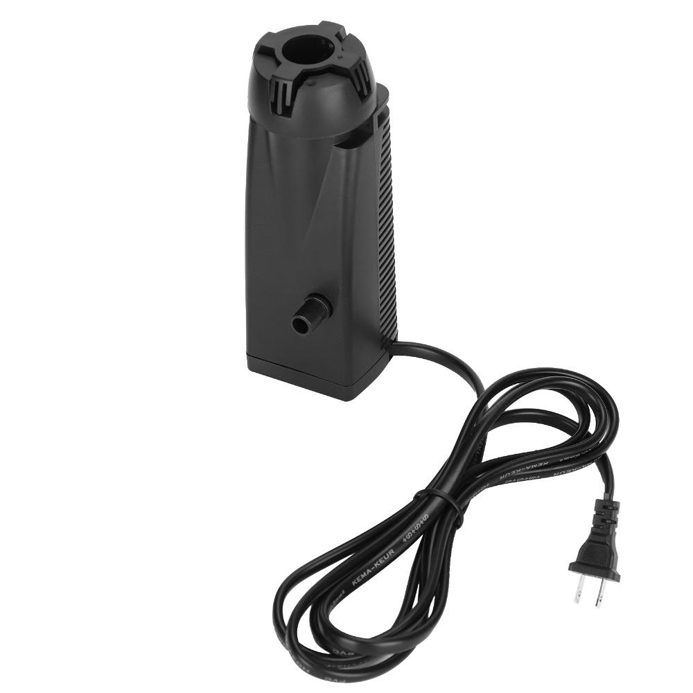 Filter Filtration Hanging Type Aquarium Oil Film Filter Suction Cups Black Fish Tank Filter PVC Surface Skimmer Fish Tanks
