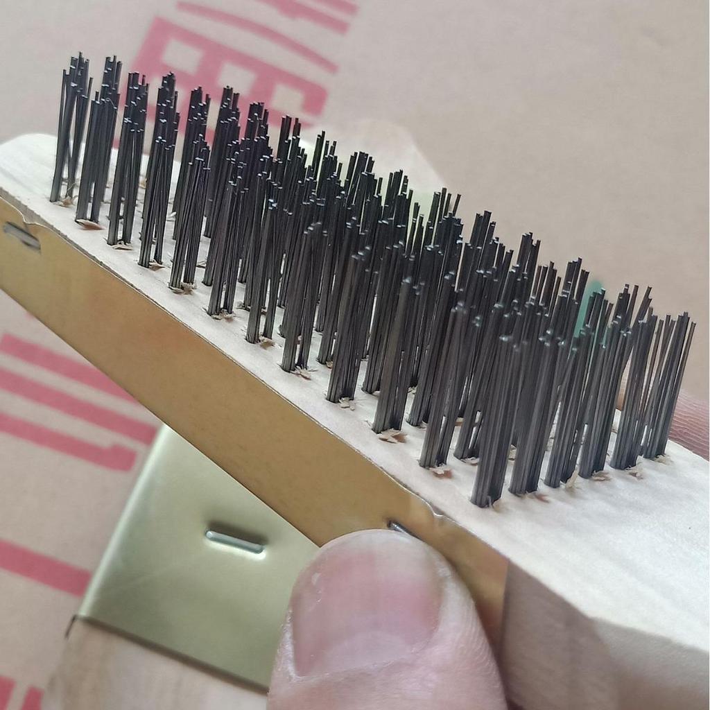6-Row Super Hard Steel Wire Fish Scale Removal Brush