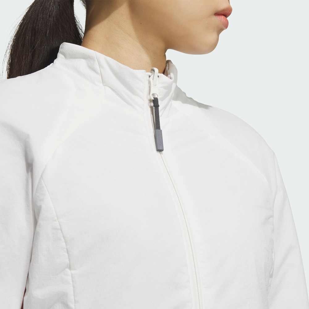 Adidas Sports Lifestyle Series Casual Slim Fit Warm Stand Collar Reversible Jacket Women Jacket Bright-White JM4248