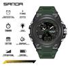Sanda Youth Tactical Luminous Multifunction Waterproof Men's Electronic Watch