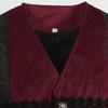 2024 Men's European & American Trendy Rock V-neck Single-breasted Waistcoat