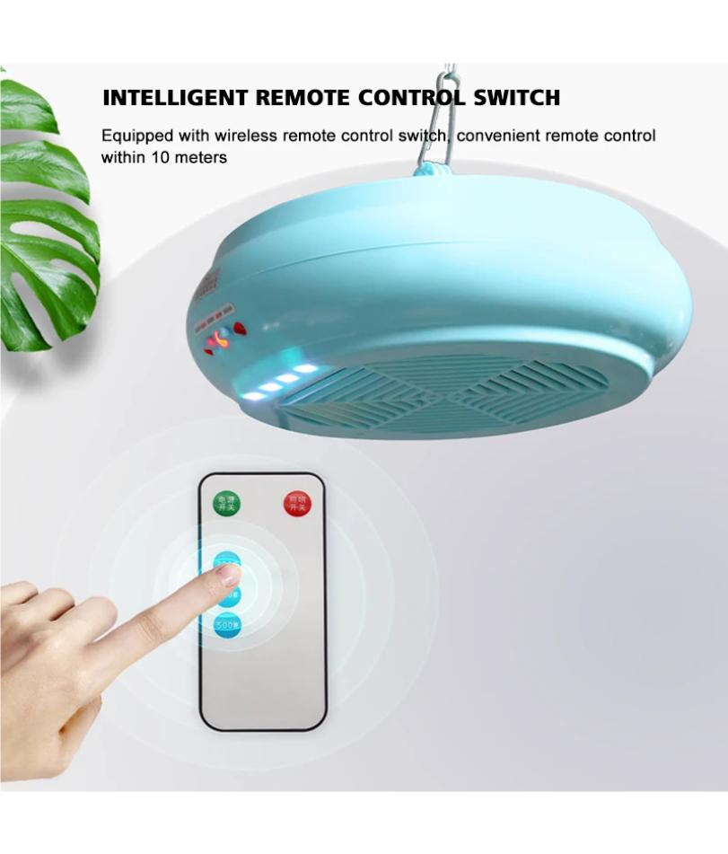 220V Pet Poultry Intelligent Heating Lamp Temperature Control Air Warming Remote Control Heater Warm Light Brooding Incubator