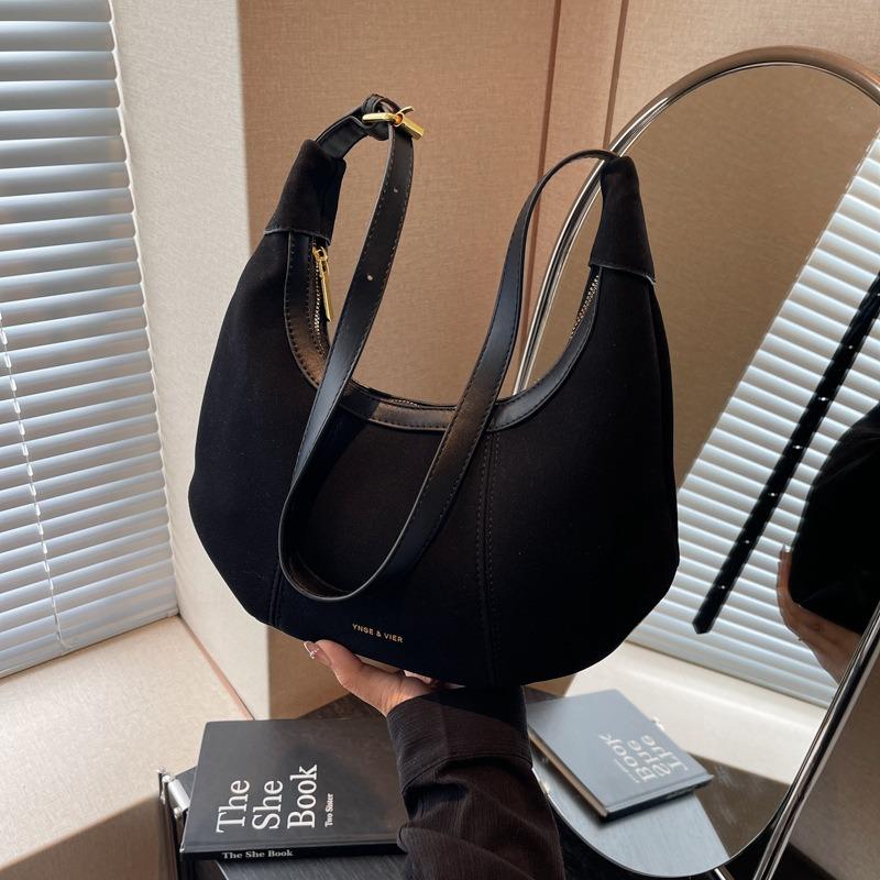 Casual Dumpling Bag Women's Autumn New Simple and Fashionable Underarm Bag Niche Fashion Sense Single Shoulder Women's Bag