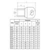 10Pcs Wire Nose Terminal Crimp SC16-6 SC25-8 SC35-6 SC16-10 Cable Connector Kit Tinned Copper Bolt Hole Lugs Ring Terminal